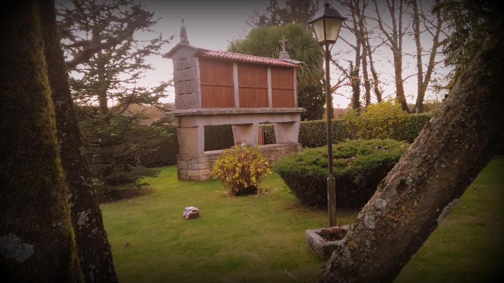 A garden outside Casa de Barreiro