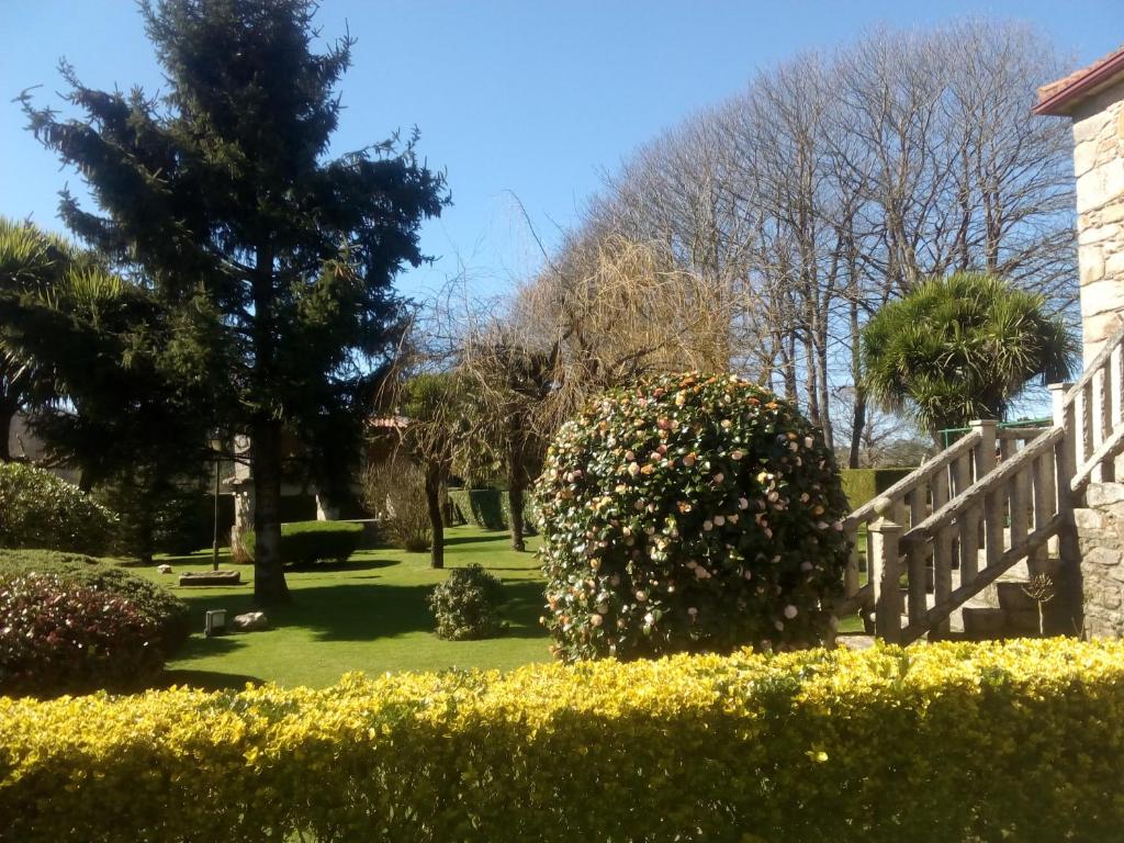 A garden outside Casa de Barreiro