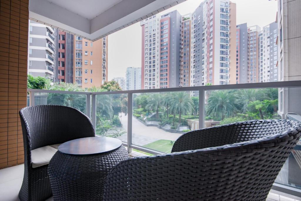 Posezení v ubytování Savills Residence Daxin Shenzhen Bay