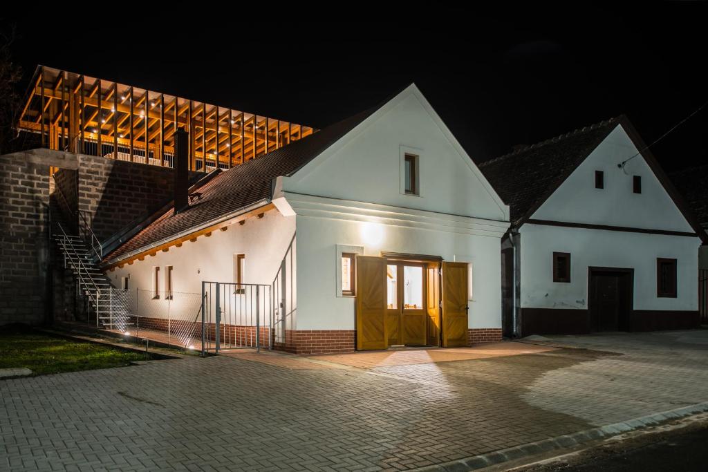 Budova, kde se bed and breakfast nachází