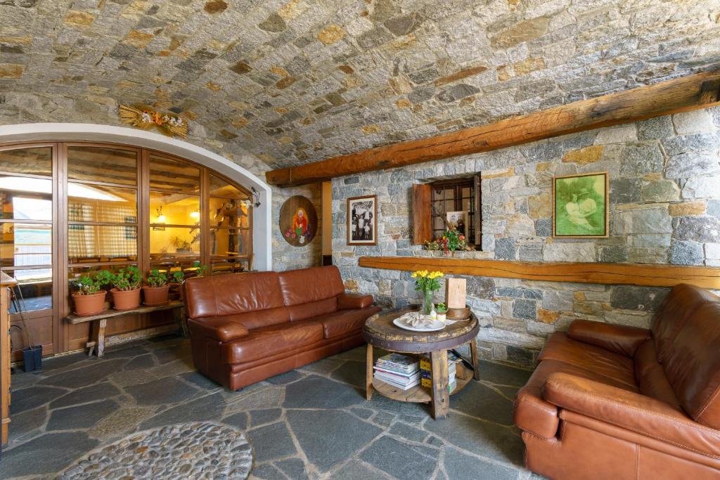 Posezení v ubytování Agriturismo Giacomino