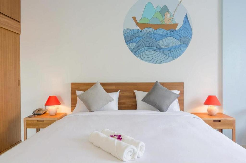 Postel nebo postele na pokoji v ubytování Ao Nang Miti Resort