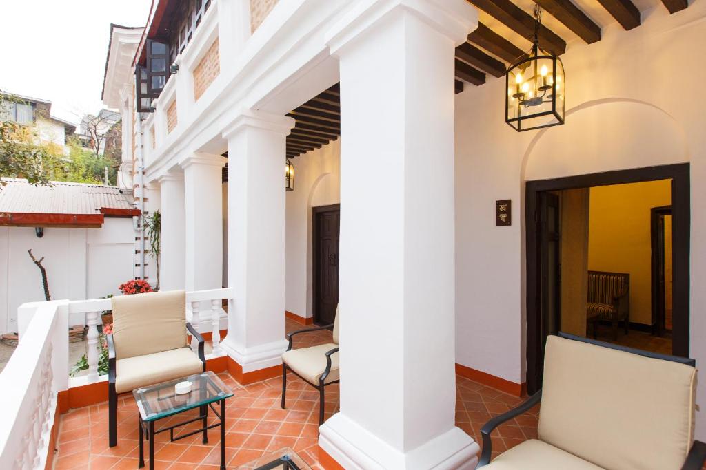 Posezení v ubytování Thamel Villa Heritage Hotel