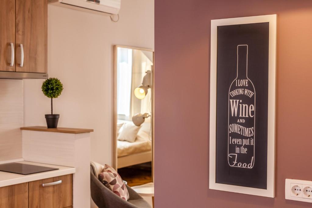 Posezení v ubytování Apartmani studio