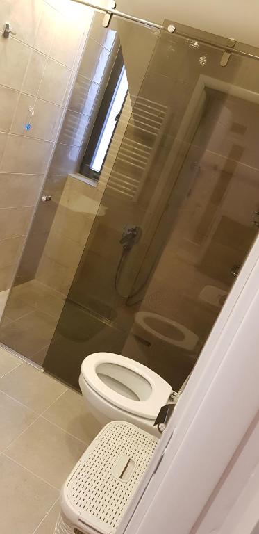 Koupelna v ubytování Apartmani studio