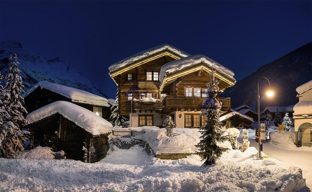 Chalet Ulysse v zimě