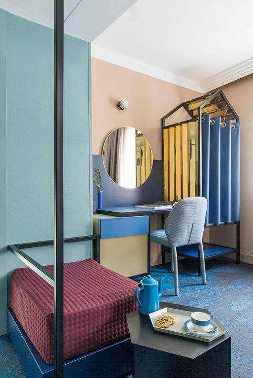 Гостиная зона в Hôtel les Cigales