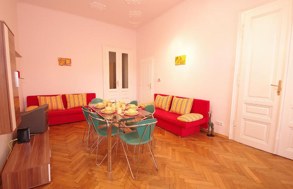 Posezení v ubytování Raisa Apartments Fünkhgasse