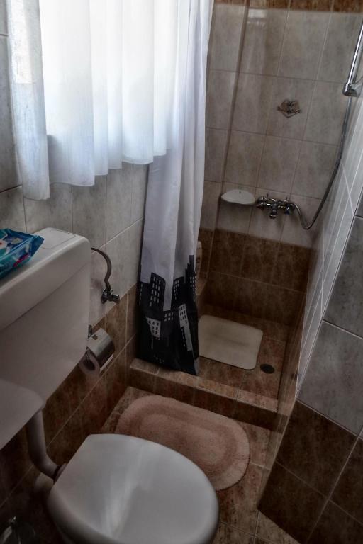 Koupelna v ubytování Cozy Loft