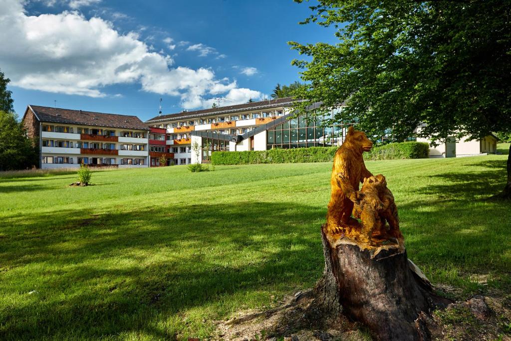 Zahrada ubytování AURA-HOTEL Saulgrub