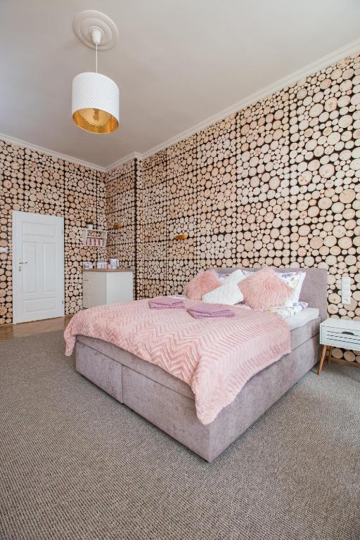 Postel nebo postele na pokoji v ubytování Delis Apartments - Dluga Street 11/3