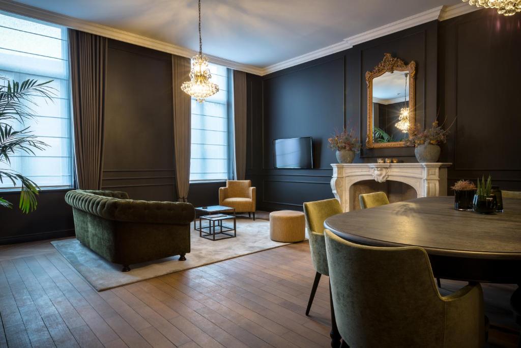 Area soggiorno di Logement Den Beer