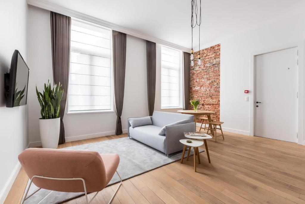 Area soggiorno di Logement Den Beer