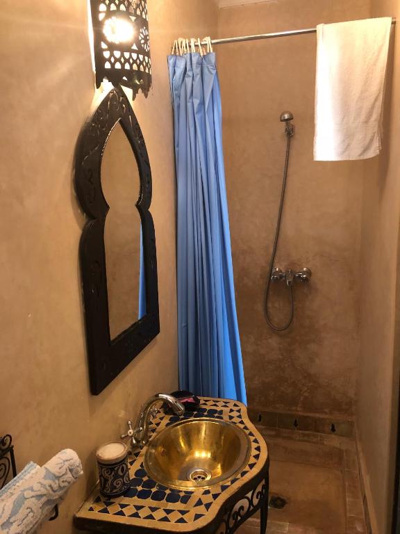 Koupelna v ubytování Riad Côté palmeraie