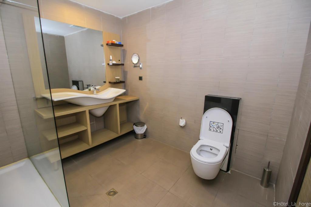 Koupelna v ubytování Hotel LAFORGE
