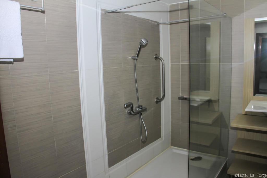Koupelna v ubytování Hotel LAFORGE