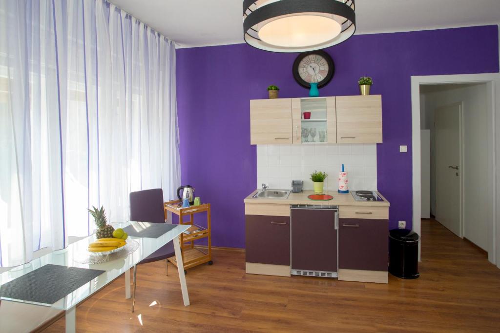 Kuchyňa alebo kuchynka v ubytovaní Apartment Lavanda