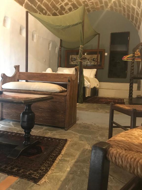 Postel nebo postele na pokoji v ubytování Byzantino Boutique Hotel