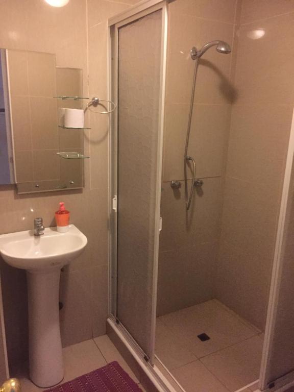 Koupelna v ubytování Hostal Quinta Normal