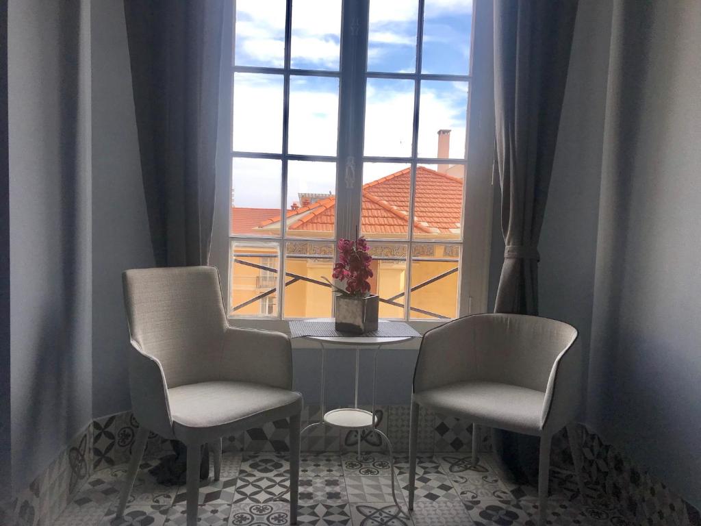 Posezení v ubytování Apartments Monaco