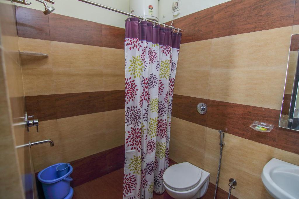 Koupelna v ubytování Iora Guest House