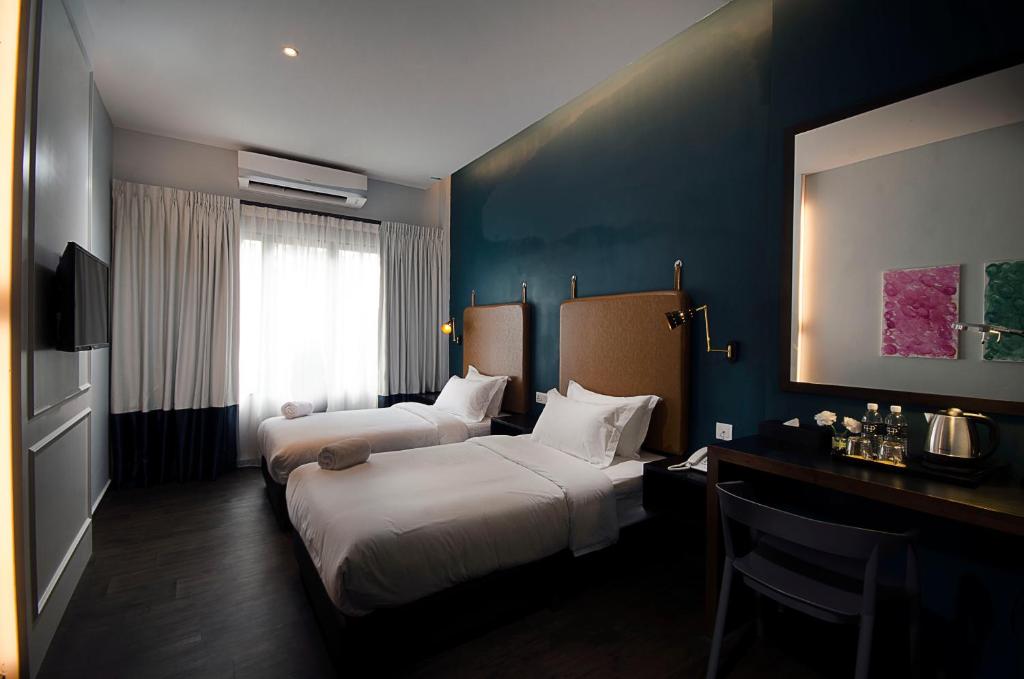 Palm Hotel Ipoh - Deluxe Twin - 2 Einzelbetten