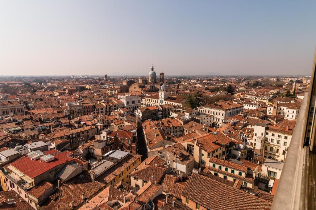 a view of the city from the bell tower at PADOVA TOWER 13TH FLOOR in Padova