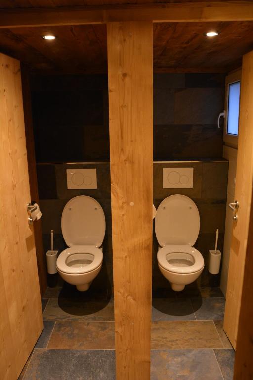 Kúpeľňa v ubytovaní Alm – Chalet Domig