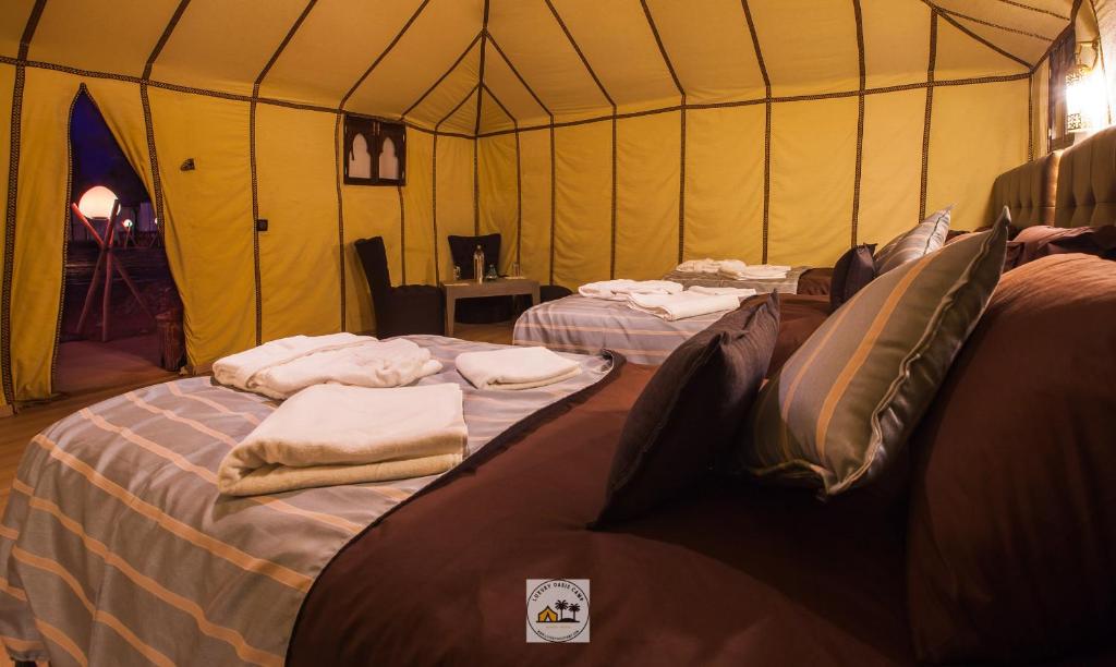 Postel nebo postele na pokoji v ubytování Luxury oasis camp