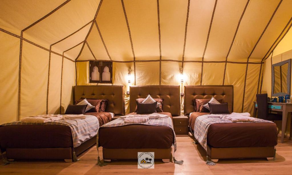 Postel nebo postele na pokoji v ubytování Luxury oasis camp