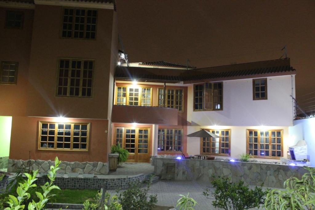Budova, kde se aparthotel nachází