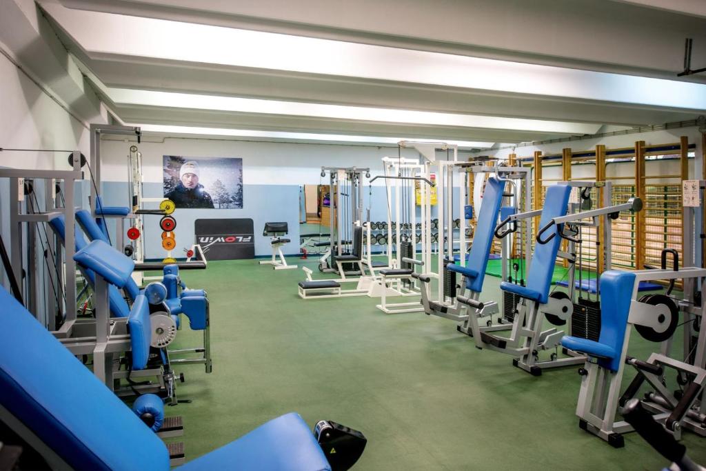 Fitness centrum a/nebo fitness zařízení v ubytování Hotel Brinje