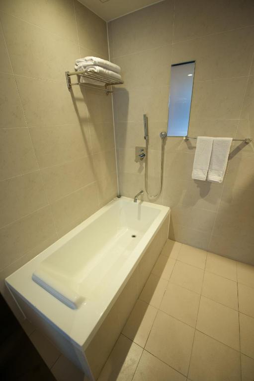 Koupelna v ubytování Rian Hotel