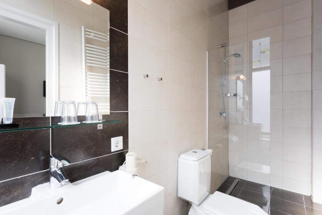 Koupelna v ubytování Hotel Zilt