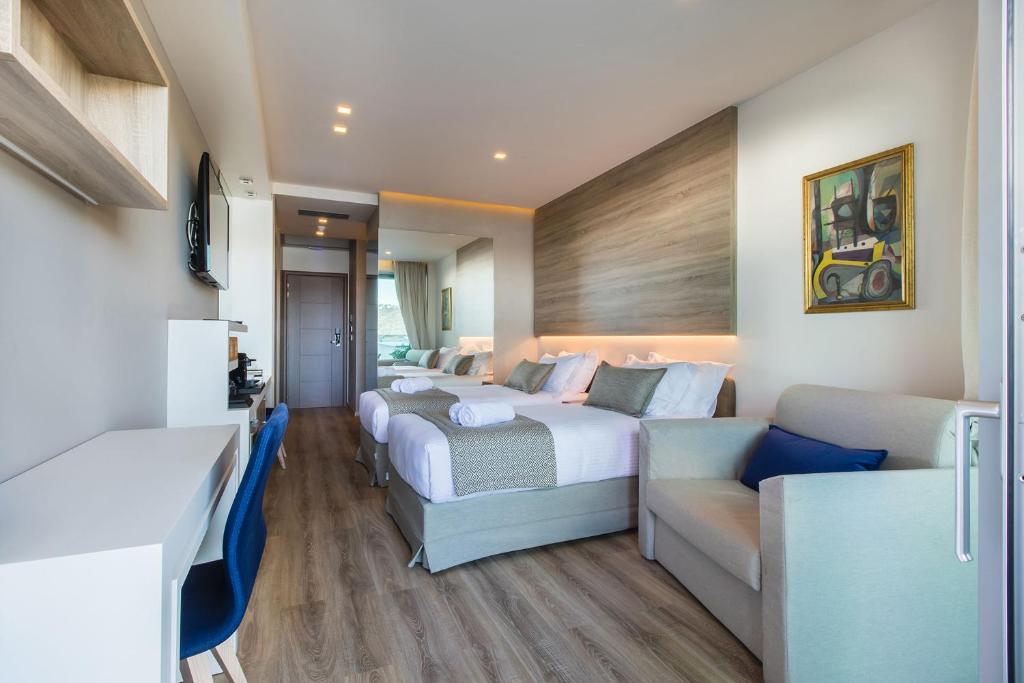 Postel nebo postele na pokoji v ubytování Oniros Residences