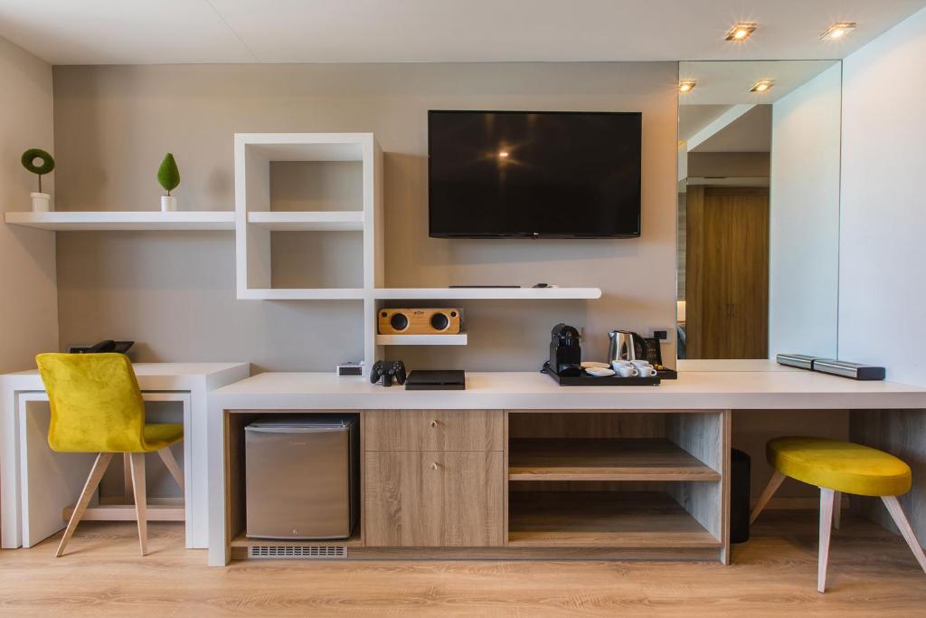 Kuchyň nebo kuchyňský kout v ubytování Oniros Residences