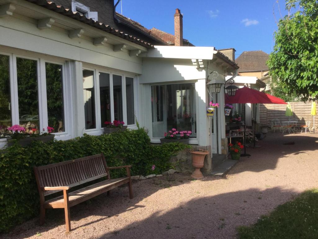 Zahrada ubytování Hostellerie du Vieux Moulin