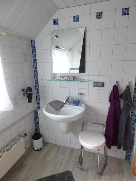 Koupelna v ubytování Ferienhaus Tamm-Voß