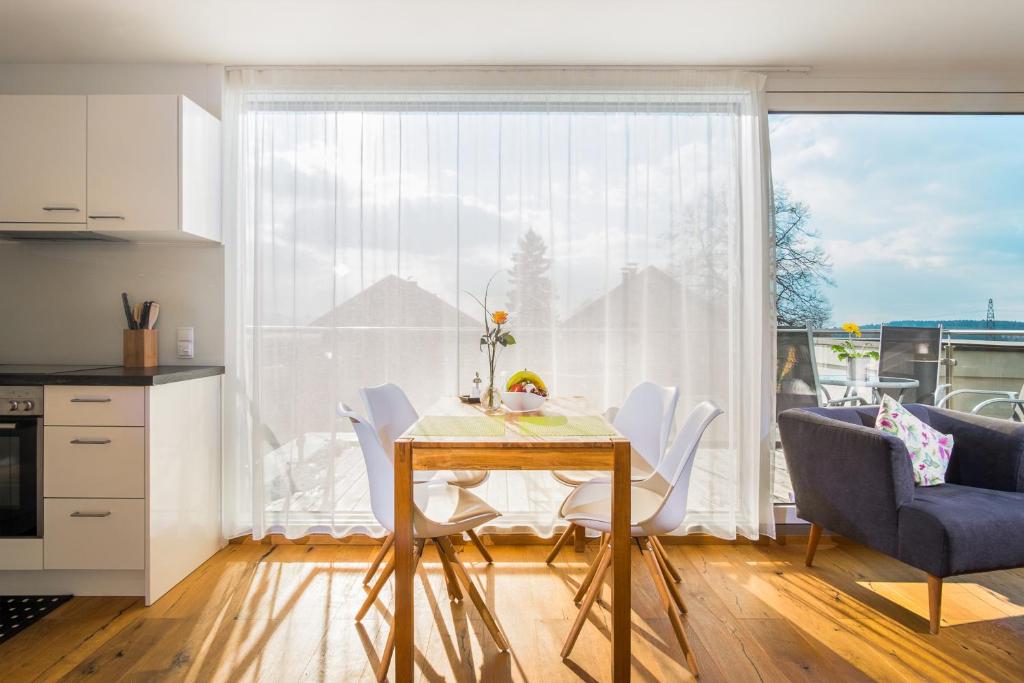 Kuchyň nebo kuchyňský kout v ubytování Ferienhaus Sandra