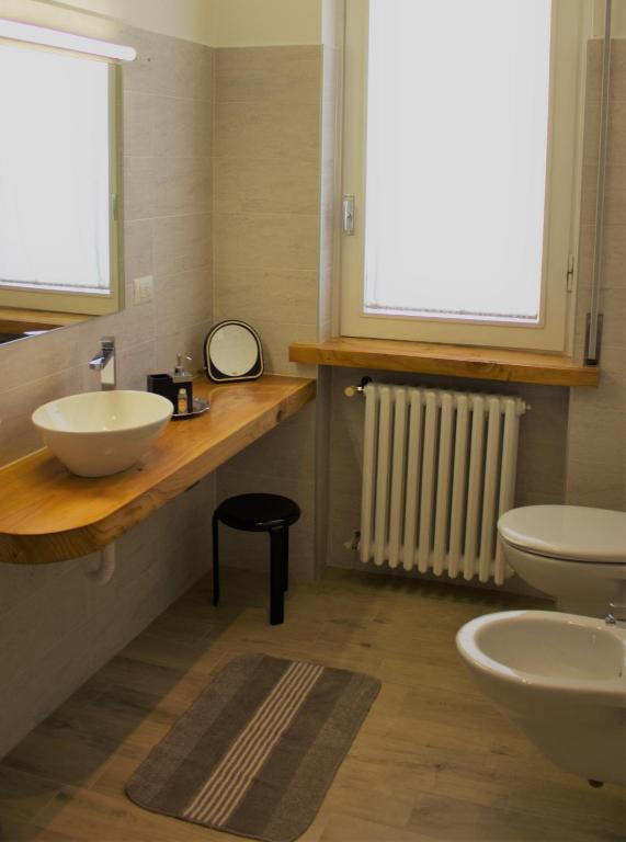Koupelna v ubytování B&B Magenta