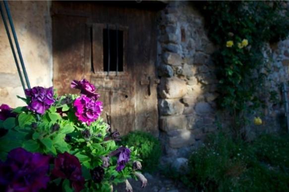 A garden outside La Era de Navarri - Bonansa