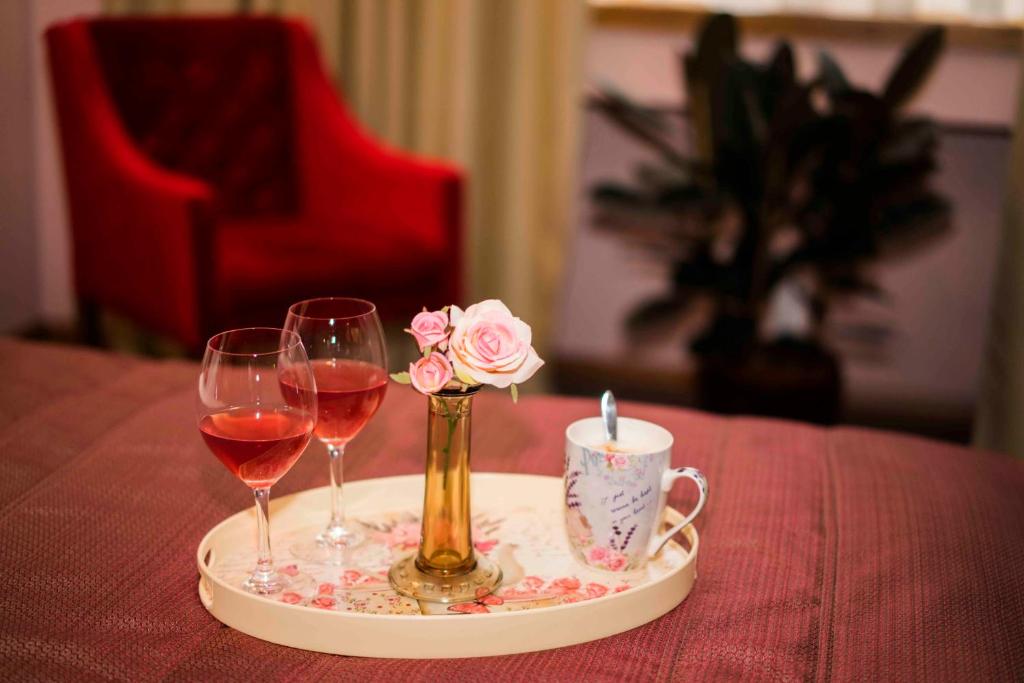 Nápoje v ubytování Hotel Royal Gold City