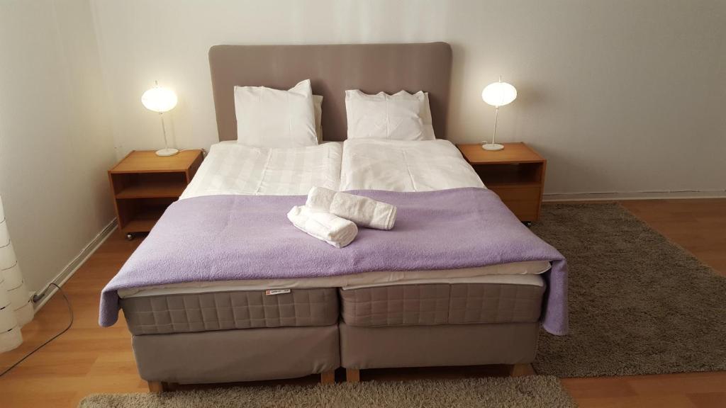 Postel nebo postele na pokoji v ubytování Bottna Inn