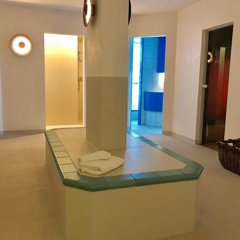 Koupelna v ubytování Ulenhof Appartements