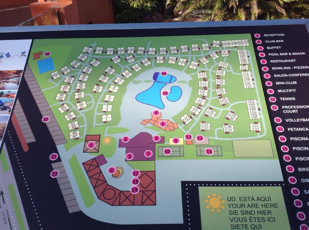 Plán poschodí v ubytovaní Casa Ilaria Fuerteventura -Wifi free