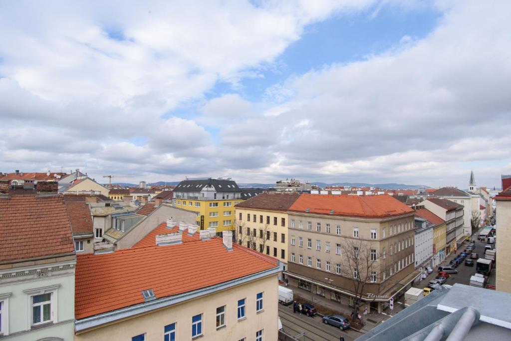 Výhľad na mesto Viedeň alebo výhľad na mesto priamo z apartmánu