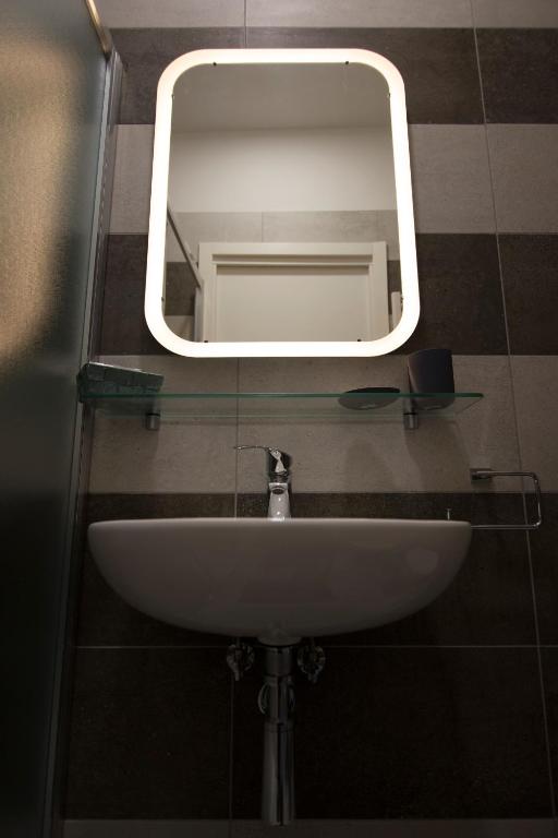 Koupelna v ubytování Albergo Felice