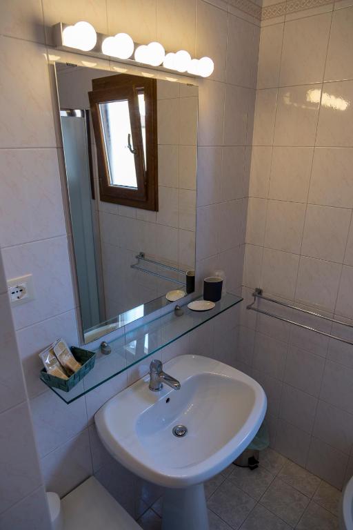 Koupelna v ubytování Albergo Felice