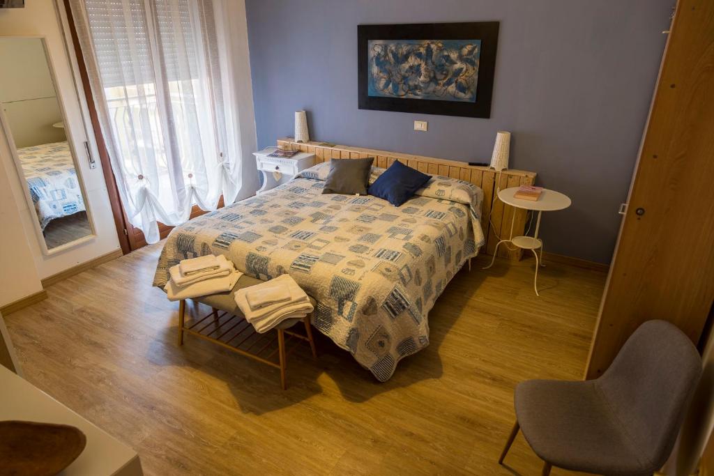 Postel nebo postele na pokoji v ubytování Albergo Felice