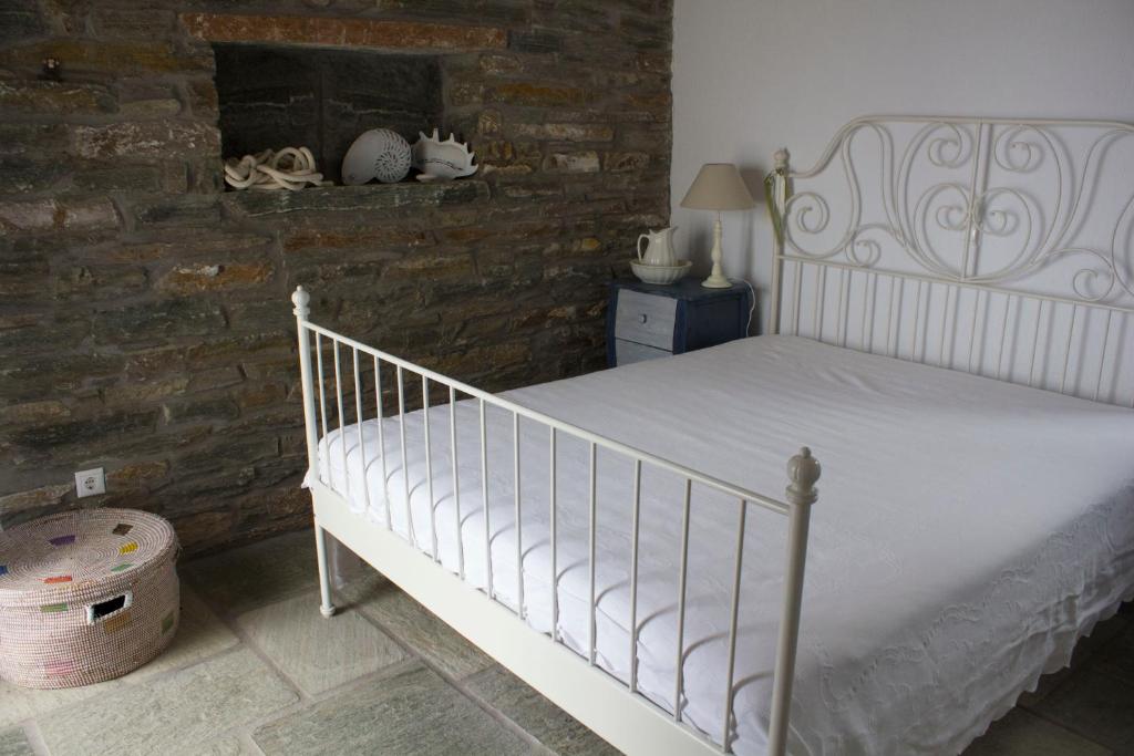 Posteľ alebo postele v izbe v ubytovaní Bioclimatic stone built villa